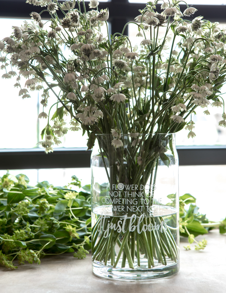 Bloom Lykta/Vas från Majas Lyktor och Barncancerfonden